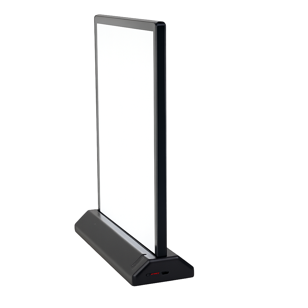 Ultra thin lightbox z wbudowanym powerbankiem - ledmesee | dwustronna