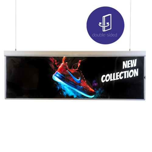 Ultra thin lightbox - horyzontalna - ledmesee | dwustronna
